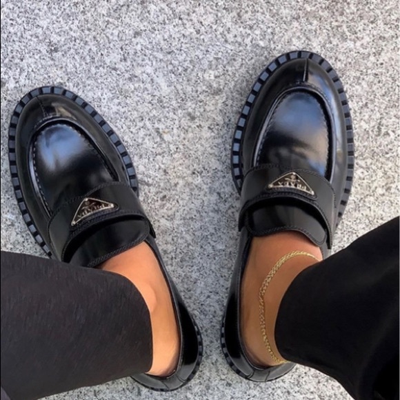 prada loafers womens
